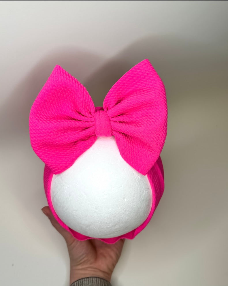 Neon Bubblegum Bow