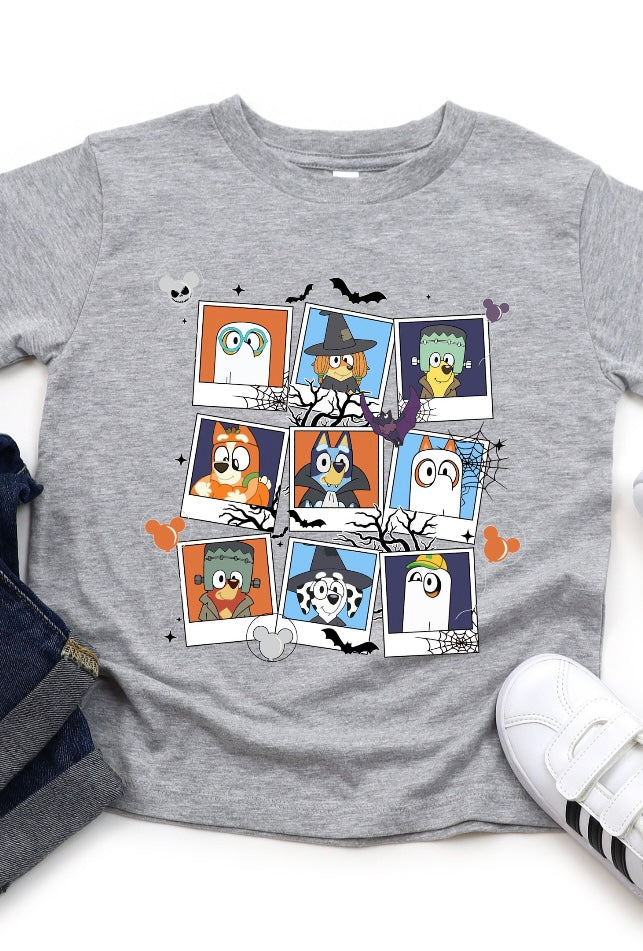 Blue Dog Halloween T-shirt