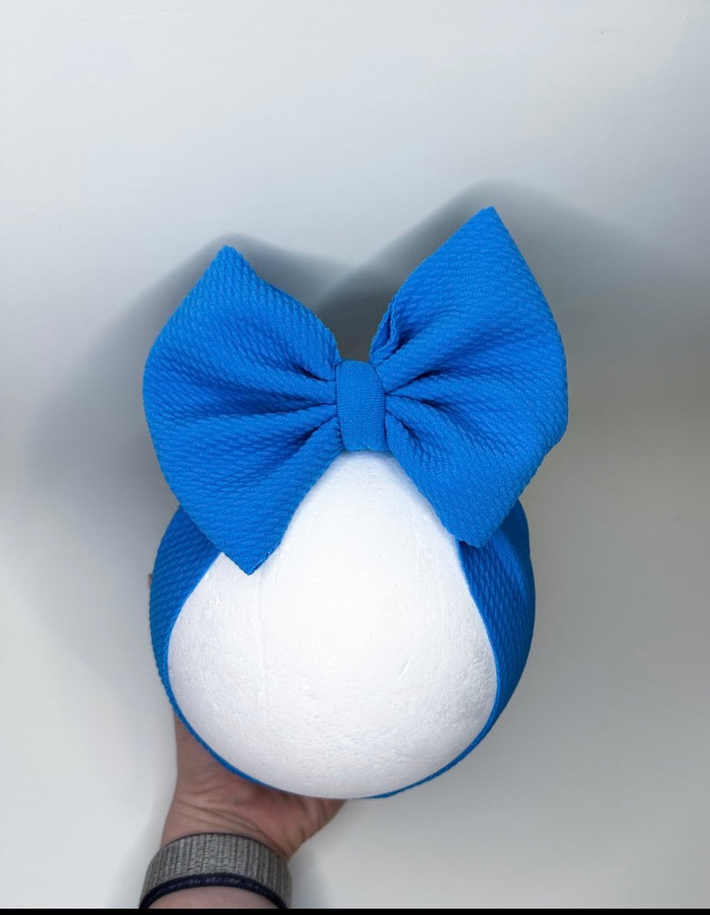 Neon Blue Bow