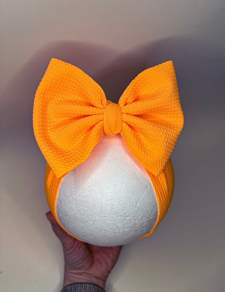 Neon Orange Bow