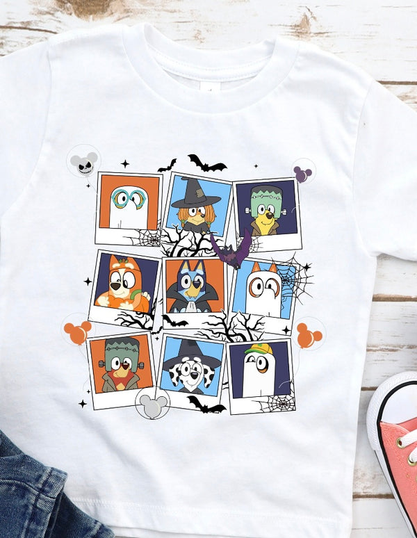 Blue Dog Halloween T-shirt