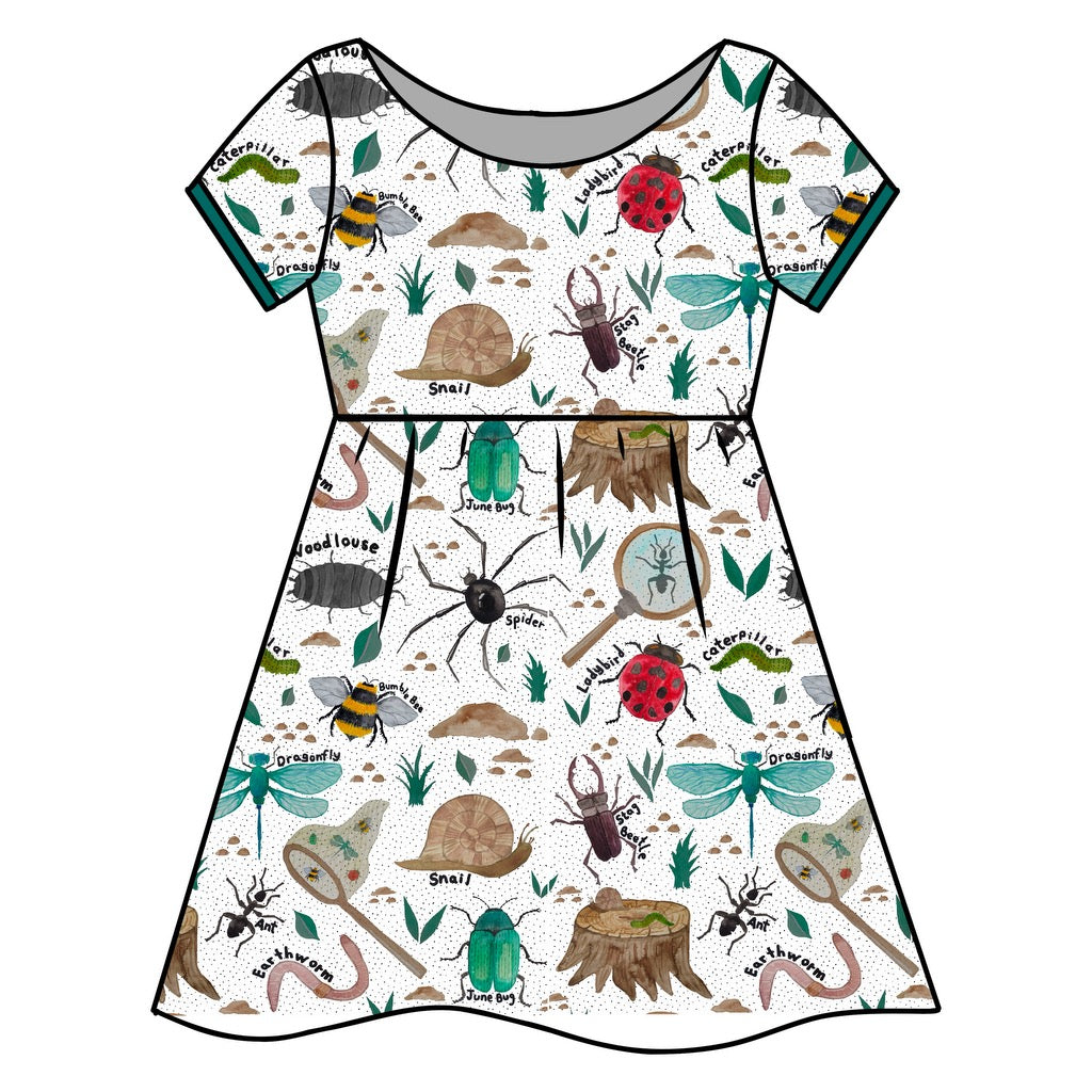 Garden Friends Dress with Matching Shorts